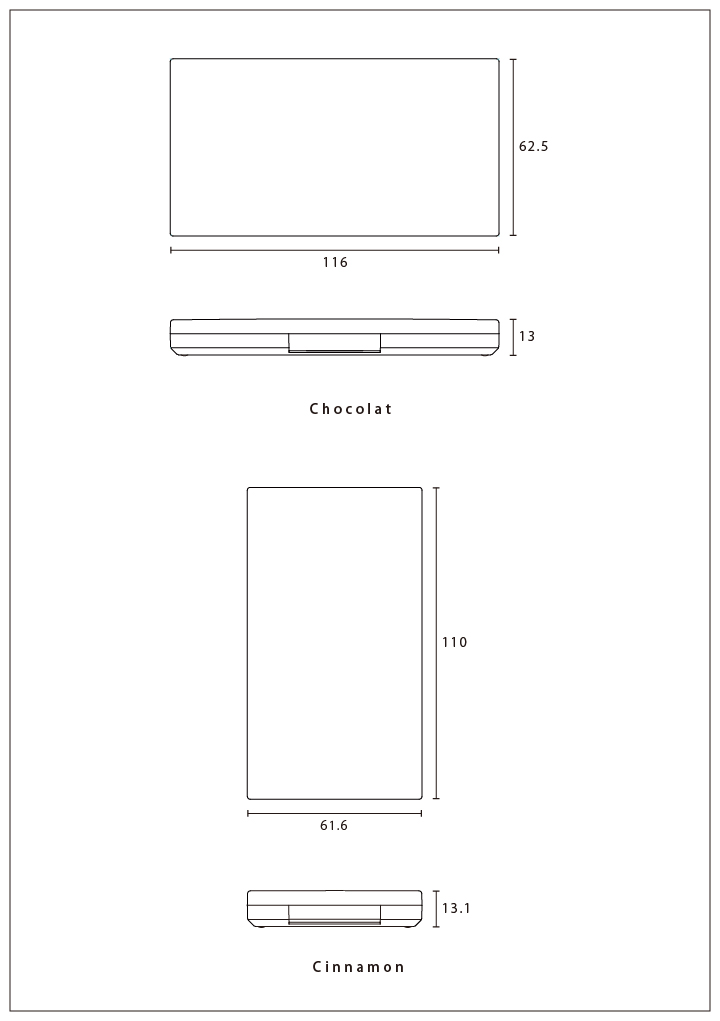 Chocolat / Cinnamon コンパクト