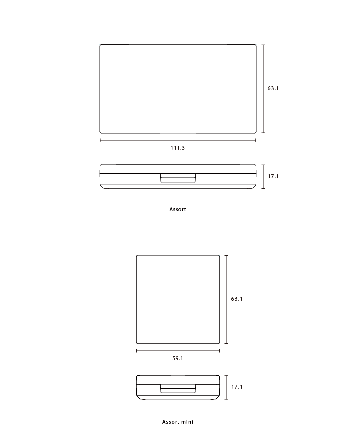 Assort(アソート)/Assort mini(アソートミニ)コンパクト